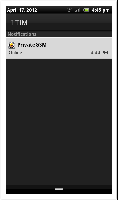 Enterprise Voice Security Suite 2.1 > Android - Check connection status > screenshot_2012-04-17_1645.png
